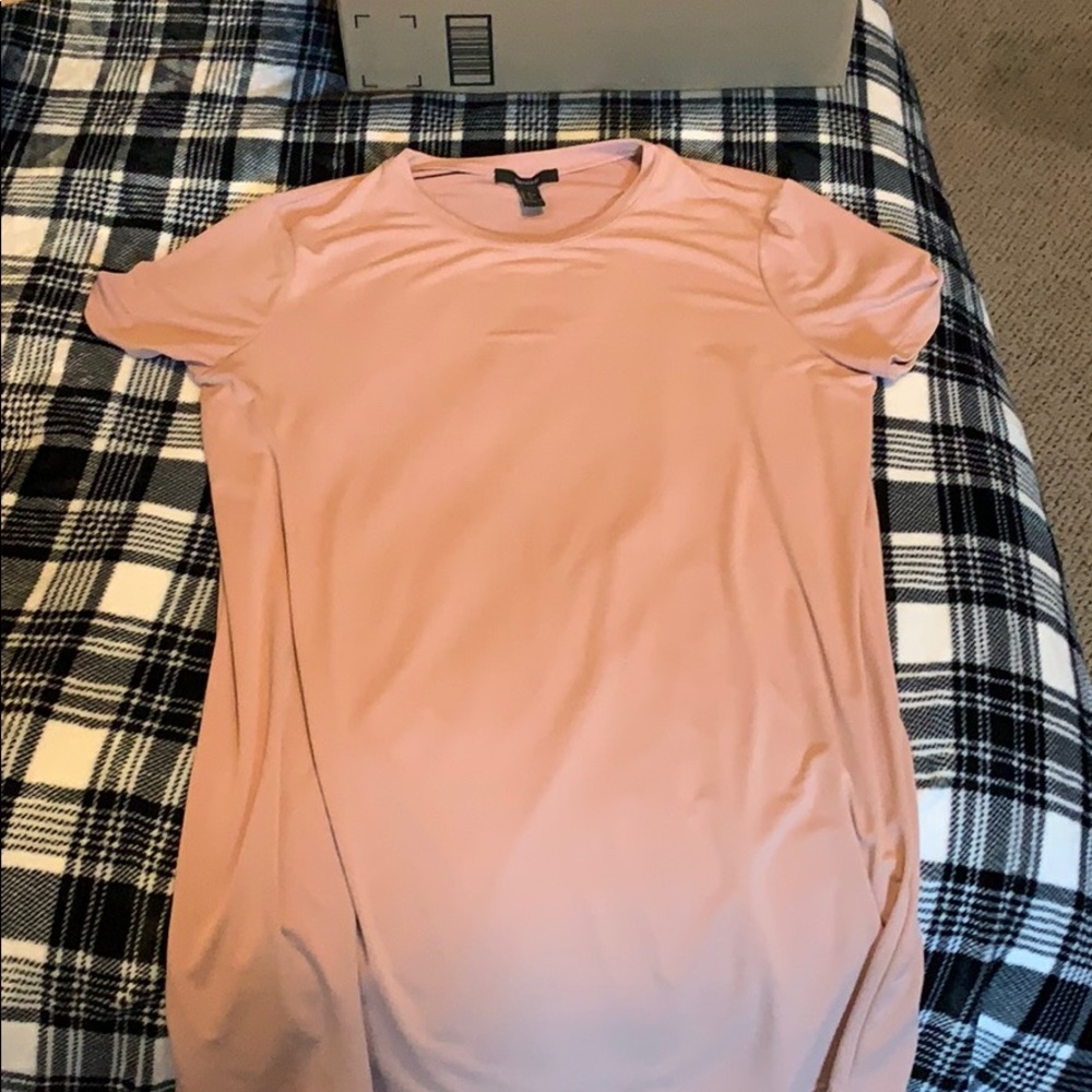 Thigh high T-shirt dress